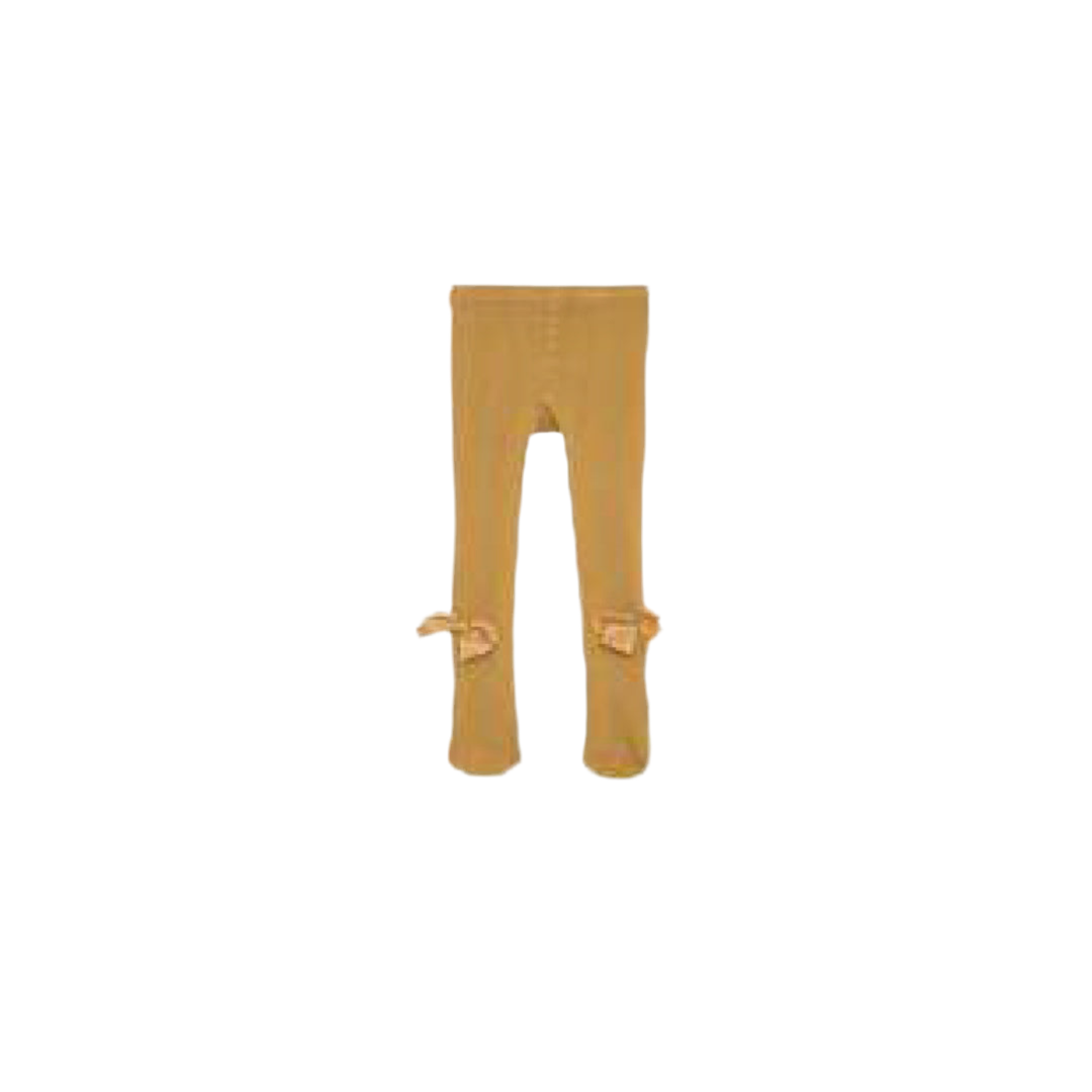 Leotardos camel con lazo