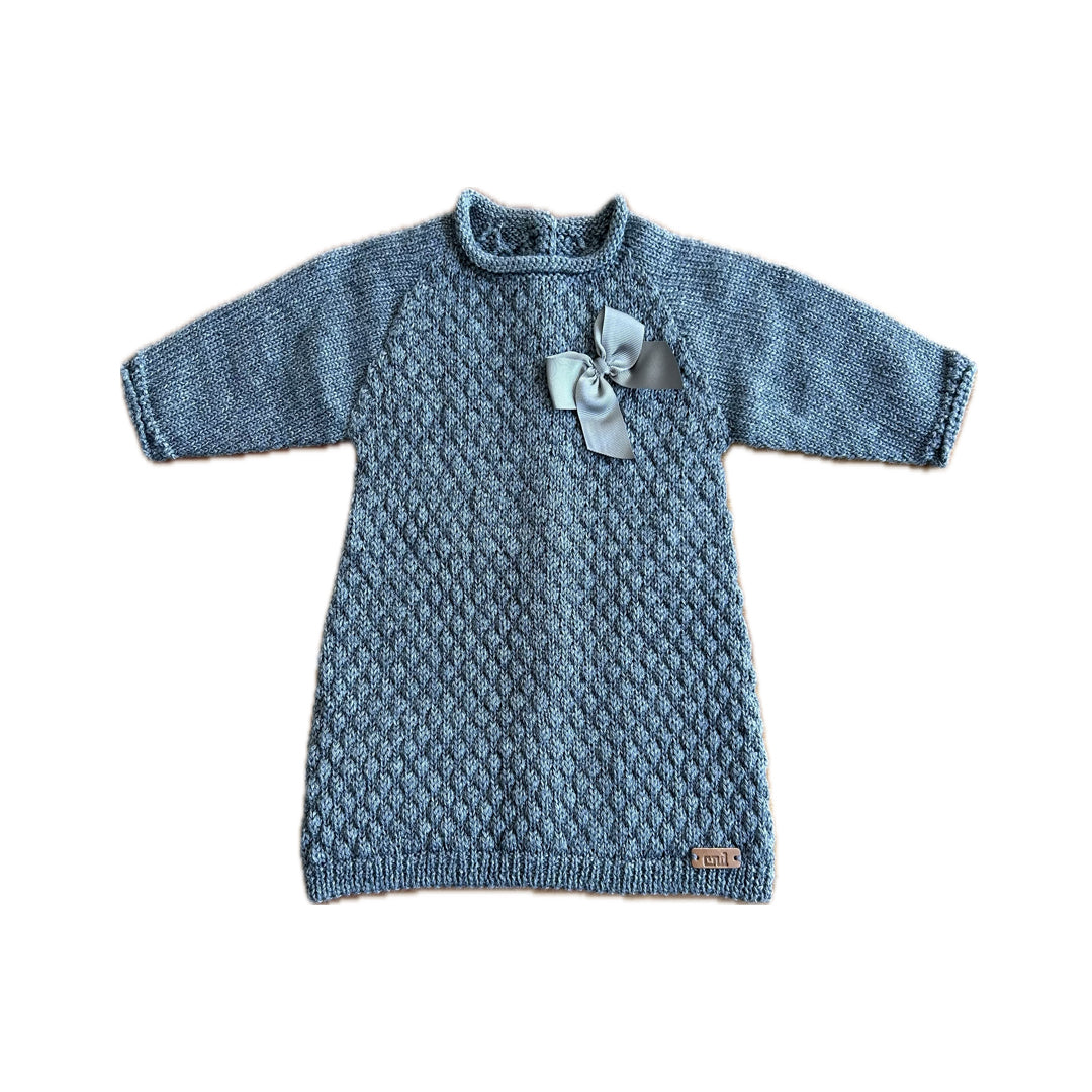 Vestido Lazo Gris