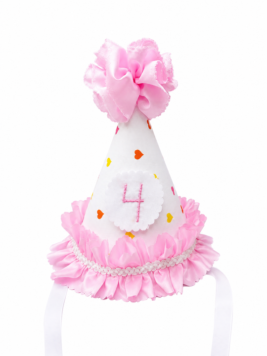 GORRO CUMPLEAÑERO ROSA