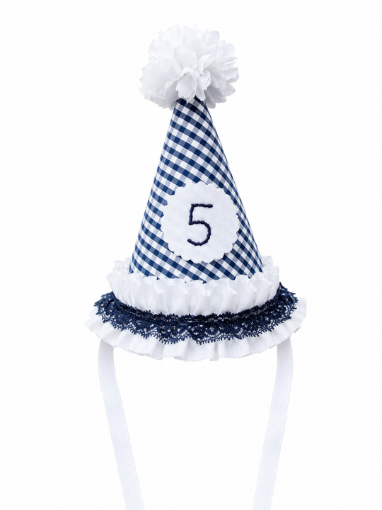 GORRO CUMPLEAÑERO AZUL MARINO