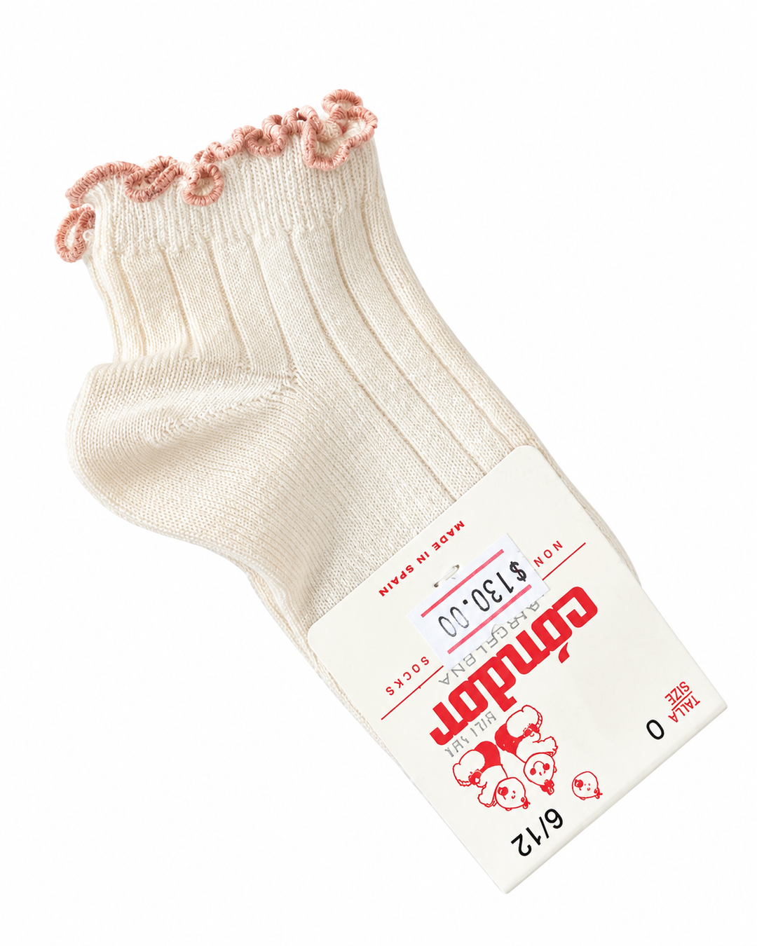 Calceta beige Olán cafecito