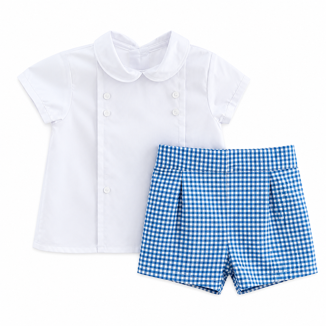 Conjunto formal azul