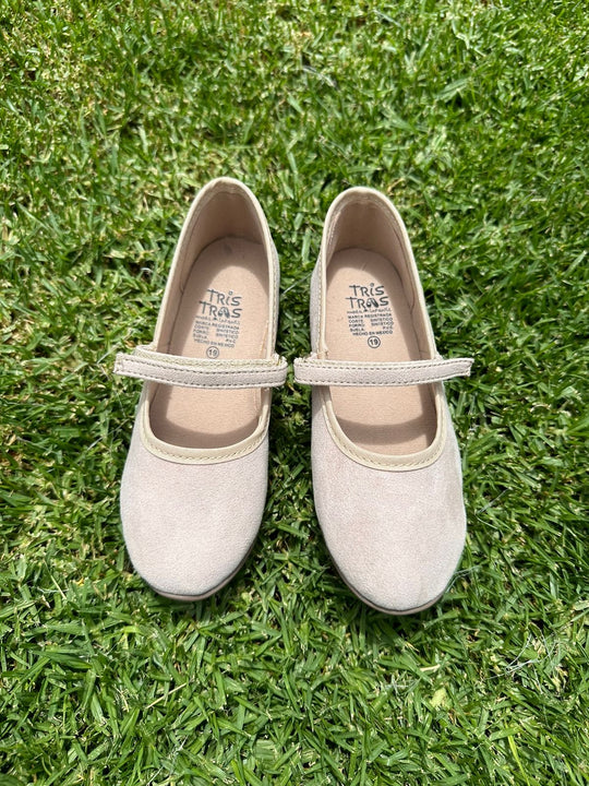 Balerina Beige Gamuza