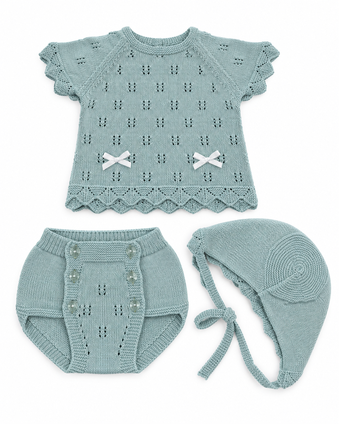 Conjunto Tulipán Verdoso