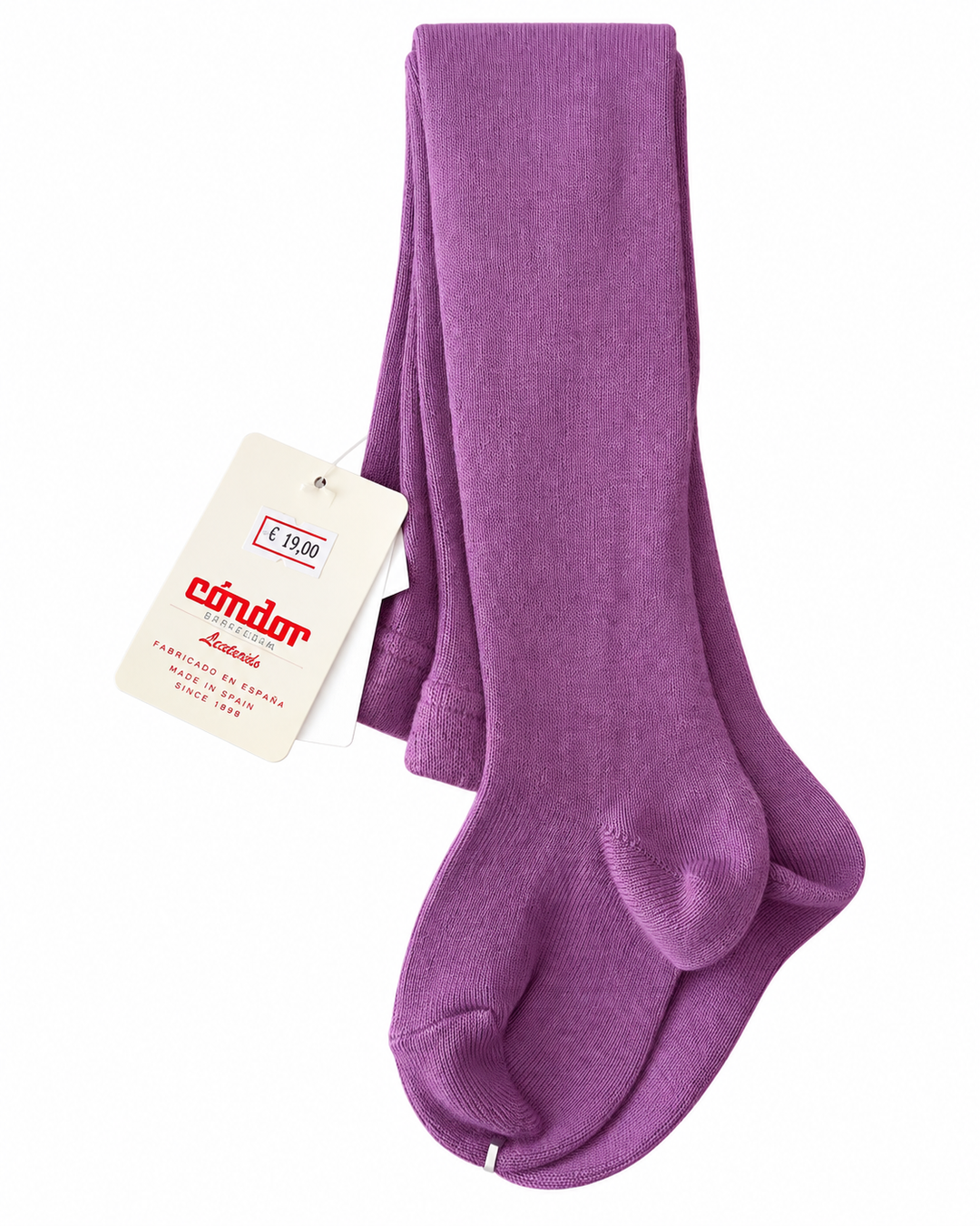 Leotardo morado fuerte liso