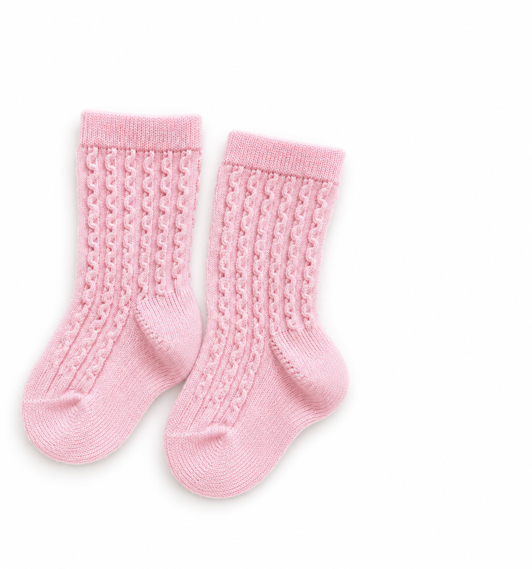 Calceta Rosa con pliegues Bebe