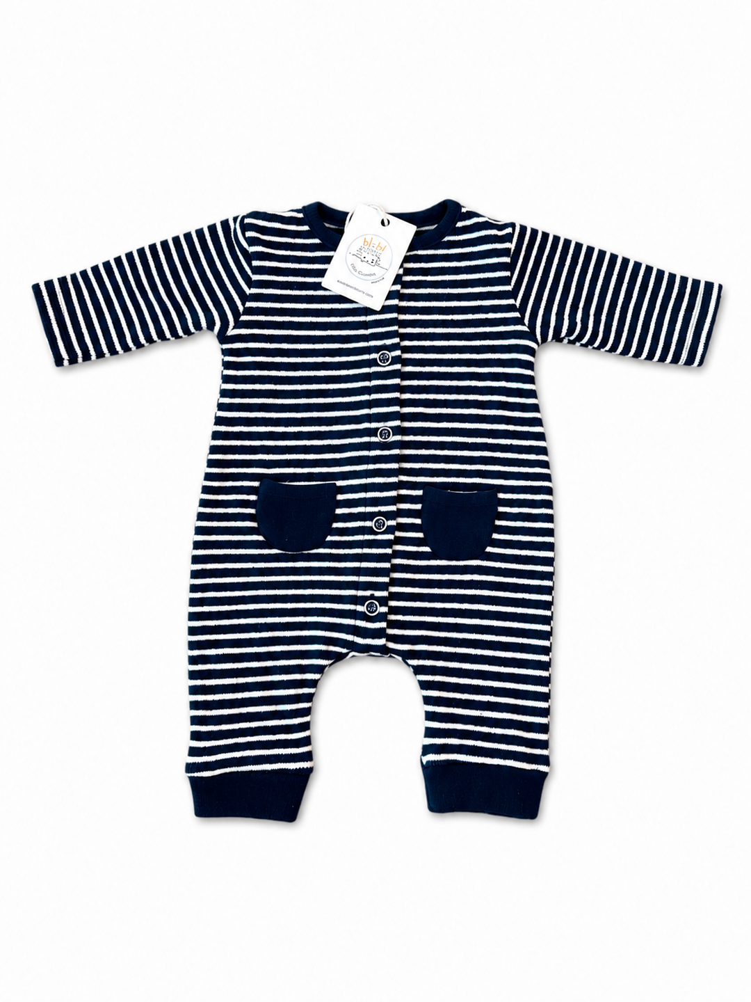 Pelele Blue-White