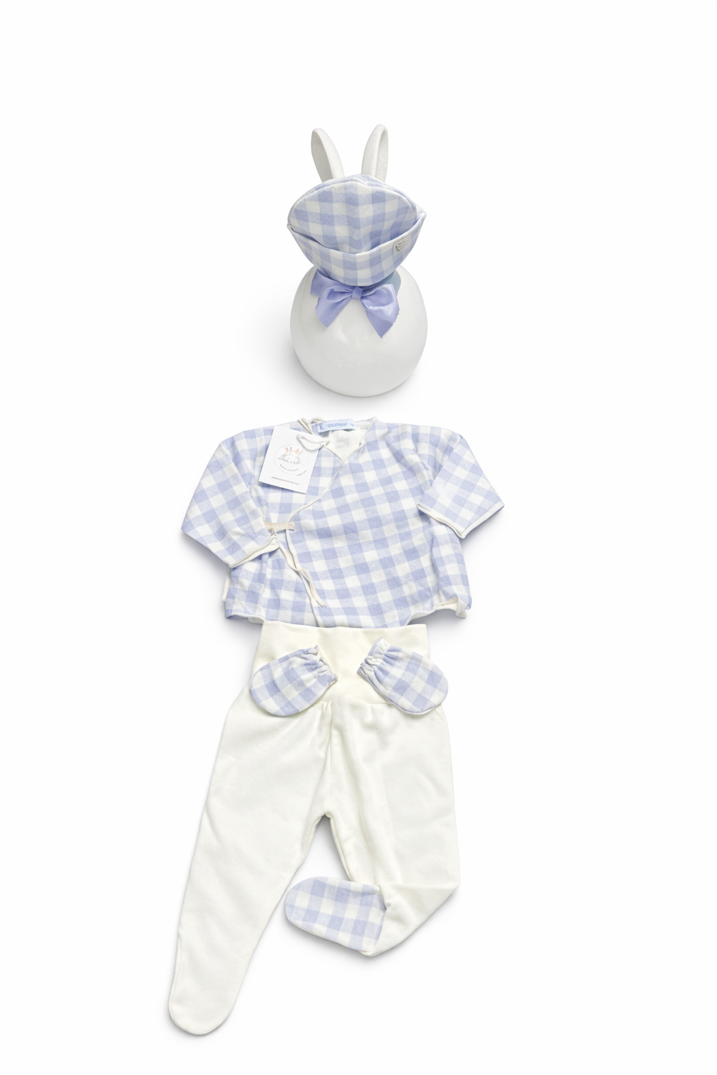 Pack regalo Vichy azul