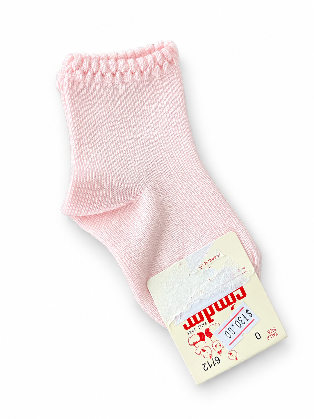 Calceta rosa corta Olán
